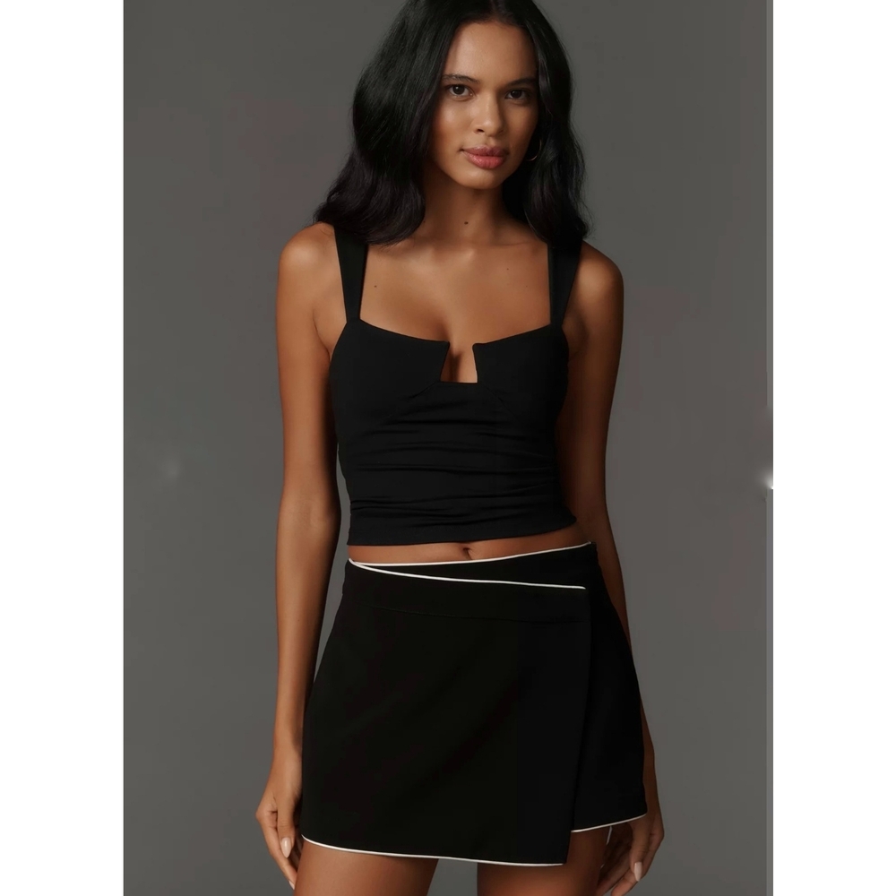 NWT Anthropologie X English Factory Wrapped Skort Sz L